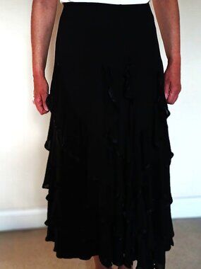 Dance skirt with frills, size small – condition good